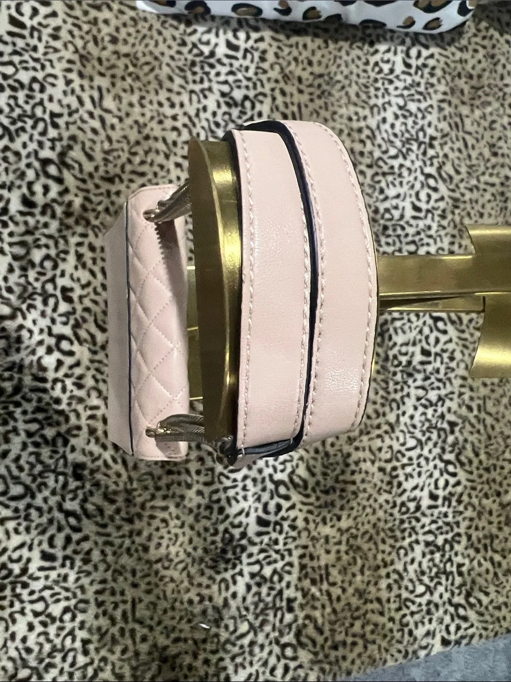 ALDO Quilted Blush Pink Chain-Strap Crossbody Bag